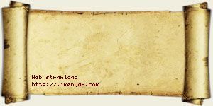 Mia Prokopović vizit kartica